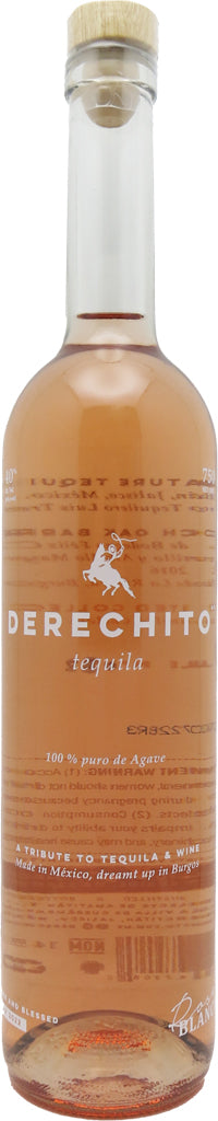 Derechito Tequila Blanco Rose 750ml-0