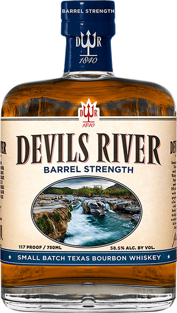 Devil's River Barrel Strength Bourbon Whiskey 750ml-0