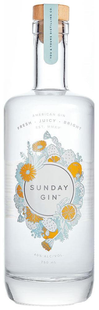 You & Yours Sunday Gin 750ml-0