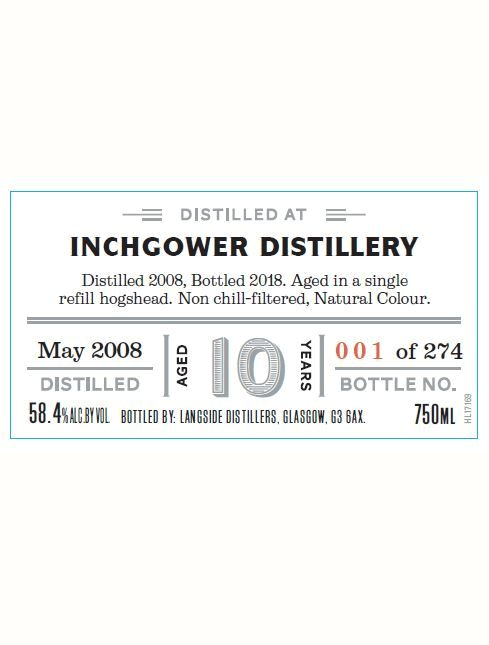 Distiller's Art Inchgower Single Malt Scotch Whiskey 2008 10yr 750ml-1