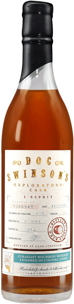 Doc Swinson L'espirit Straight Bourbon Whiskey 750ml-0