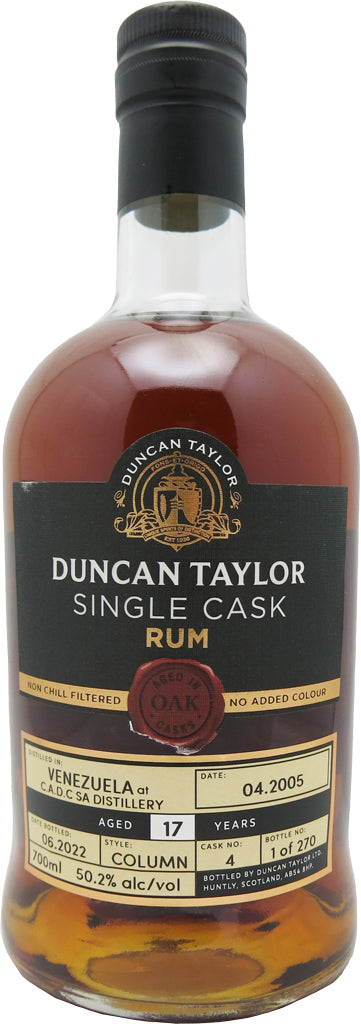 Duncan Taylor C.A.D.C SA Rum 17 Year Old 2005 #4 700ml-0