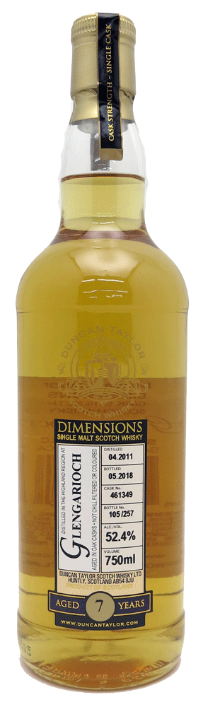 Duncan Taylor Dimensions Glen Garioch Single Malt Whisky 7 Year Old 2011 750ml-0