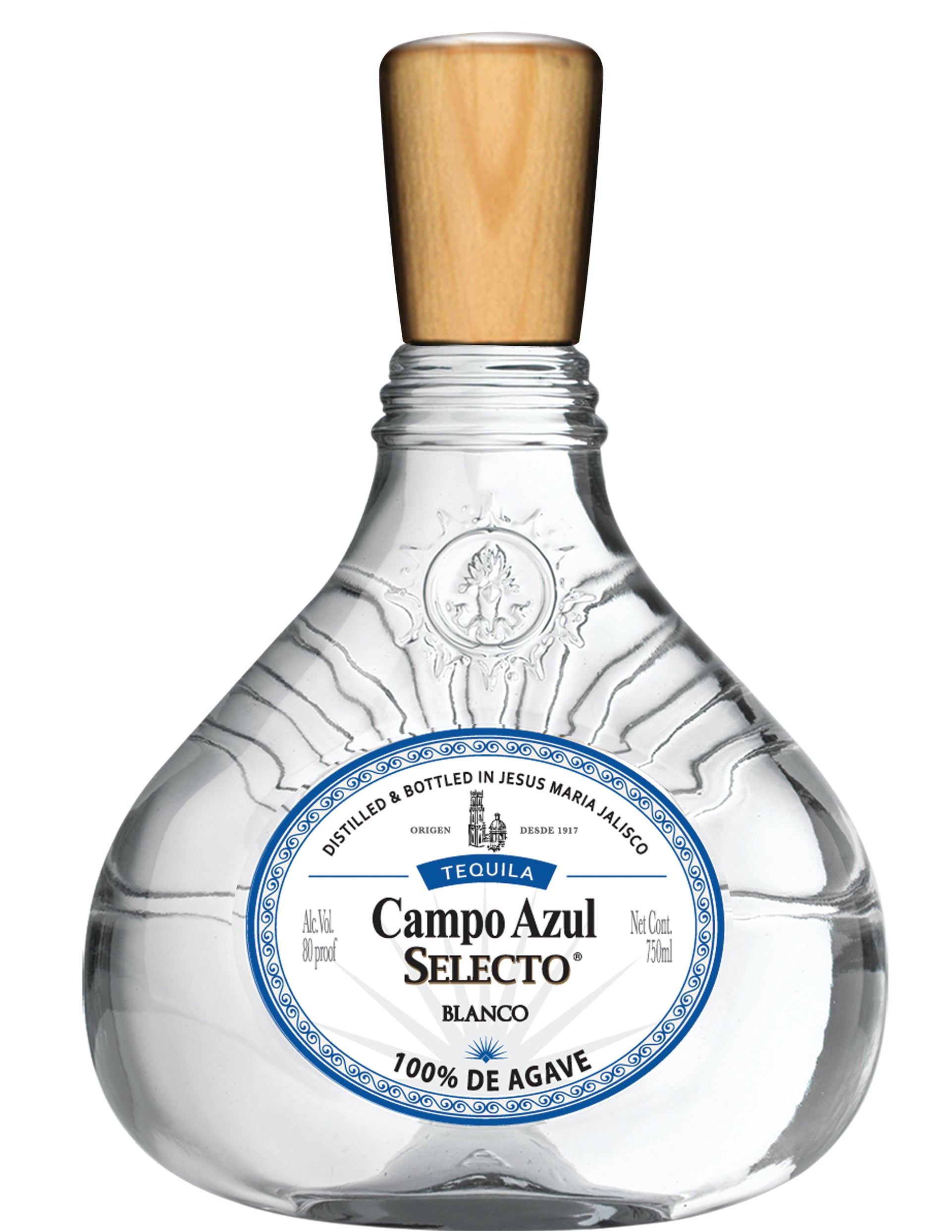 Campo Azul Selecto Tequila Blanco 750ml-0