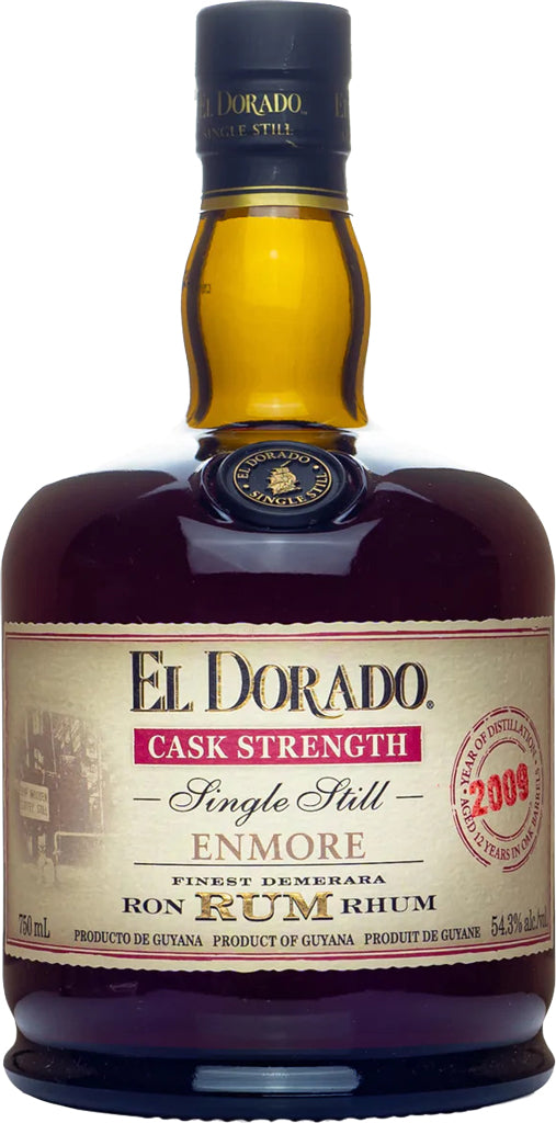 El Dorado Enmore Single Still Cask Strength 108.6 Proof 12 Year Old Rum 750ml-0