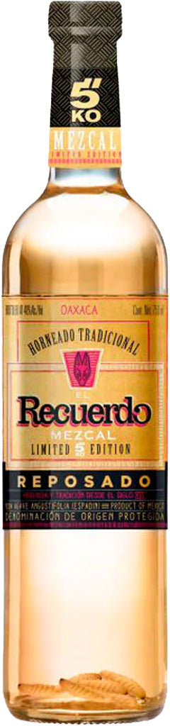 El Recuerdo 5 KO Reposado Limited Edition Mezcal 750ml-0