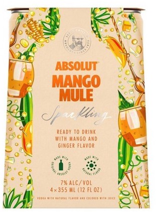 Absolut Mango Mule 4pk Cans 355ml-0