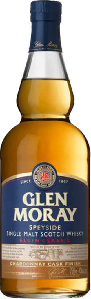 Glen Moray Chardonnay Cask Single Malt Scotch Whiskey 750ml-0