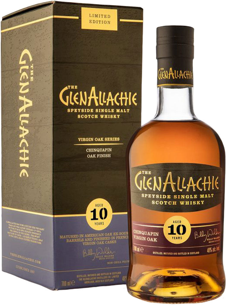 Glenallachie 10 Year Old Chinquapin Virgin Oak Single Malt Whisky 700ml-0