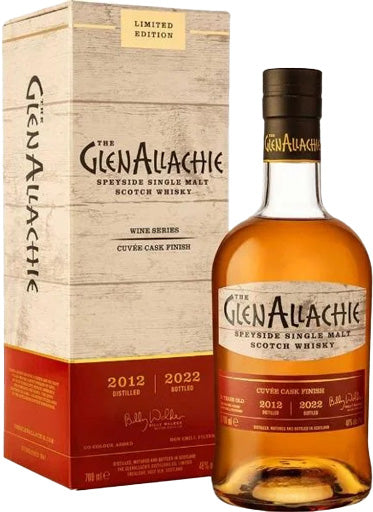 Glenallachie 10 Year Old Wine Series Cuvee Cask Finish Single Malt Whisky 2012 700ml-0