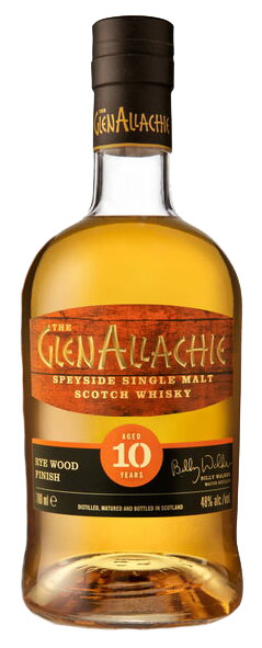 Glenallachie 10 Year Old Rye Wood Finish Single Malt Whisky 750ml-0