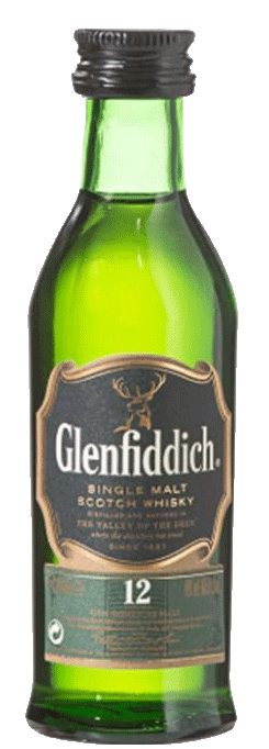 Glenfiddich 12 Year Old Single Malt Whisky 50ml-0