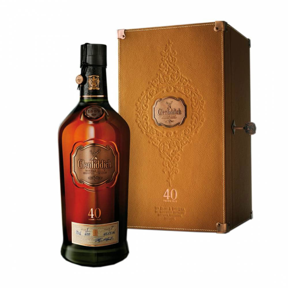 Glenfiddich 40 Year Old Single Malt Whisky 750ml-0