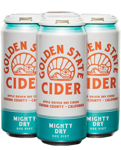 Golden State Mighty Dry Cider 16oz 4pk Cans-0