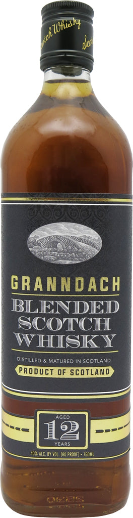 Granndach 12 Year Old Blended Scotch Whisky 750ml (Elsewhere $35)-0