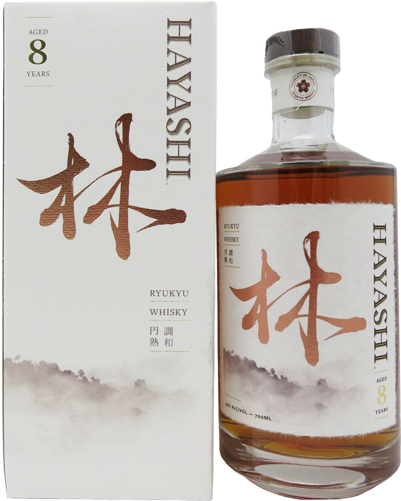 Hayashi 8 Year Old Ryukyu Whisky 700ml-0