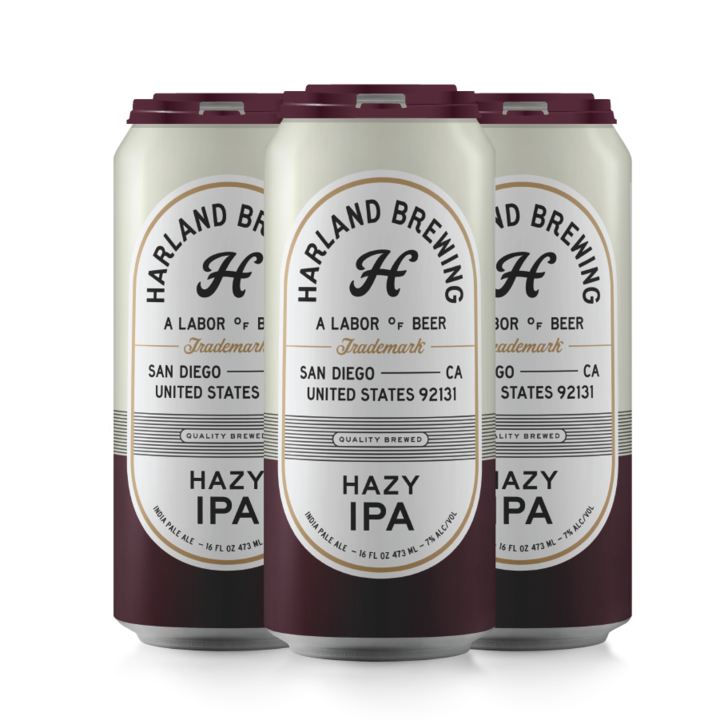 Harland Brewing Hazy IPA 16oz Can-0