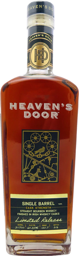 Heaven's Door Cask Strength Single Barrel Irish Whiskey Cask 750ml-0