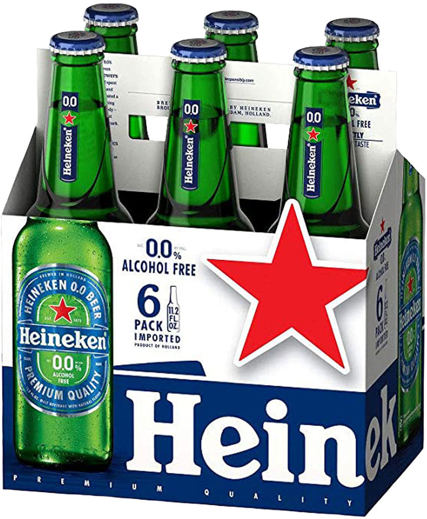 Heineken 0.0 Alcohol-Free Lager 6pk Btls-0