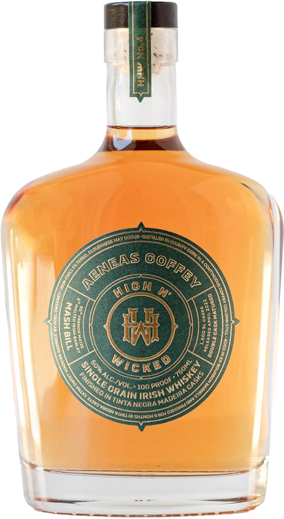 High n' Wicked Aeneas Coffey Single Grain Irish Whiskey 750ml-0