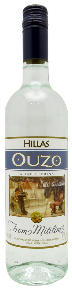 Hilla\'s Ouzo From Wine Spirits – & Mitilini Mission 750ml