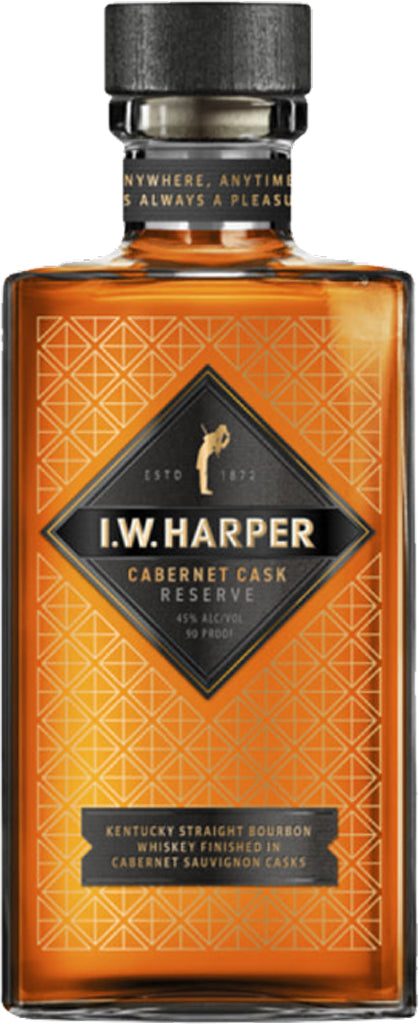 I.W. Harper Cabernet Sauvignon Cask Bourbon Whiskey 750ml-0