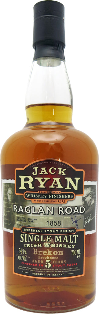 Jack Ryan Raglan Road Single Malt Irish Whiskey 5 Years Old 700ml-0