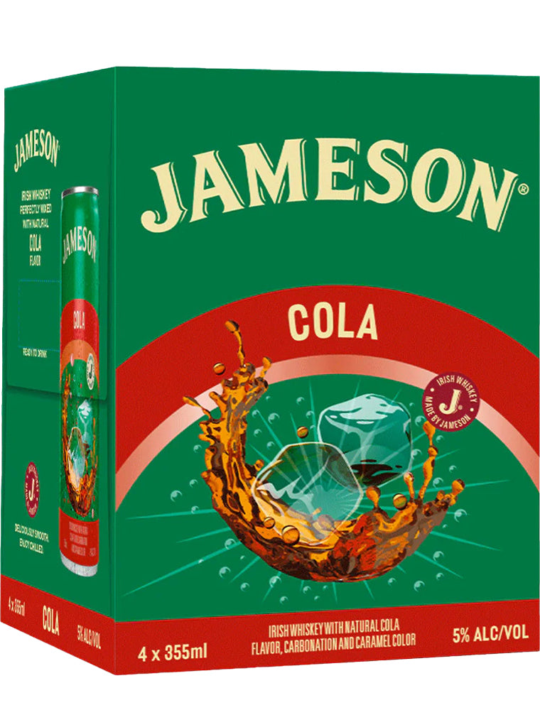 Jameson Cocktail Cola 4pk Cans-0