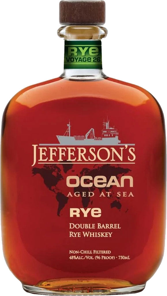 Jefferson's Ocean Aged at Sea Rye Voyage 26 Double Barrel Rye 750ml-0