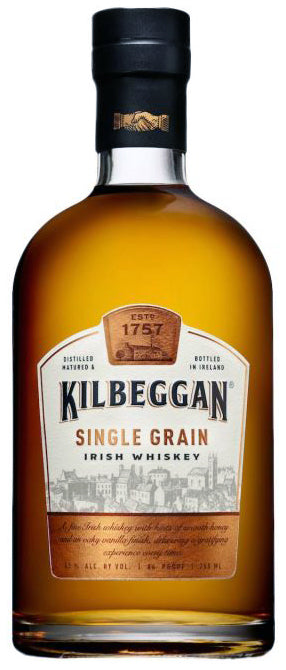 Kilbeggan Single Spirits Wine Whiskey Irish 750ml – & Grain Mission