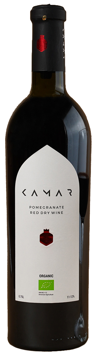 Kamar Organic Pomegranate Dry Red Wine 750ml-0