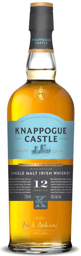 Knappogue Castle Irish Single Malt 12 Year Old 750ml-0