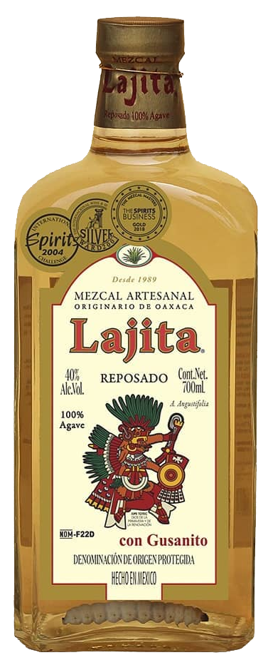 Lajita Mezcal Reposado w/Worm 750ml-0