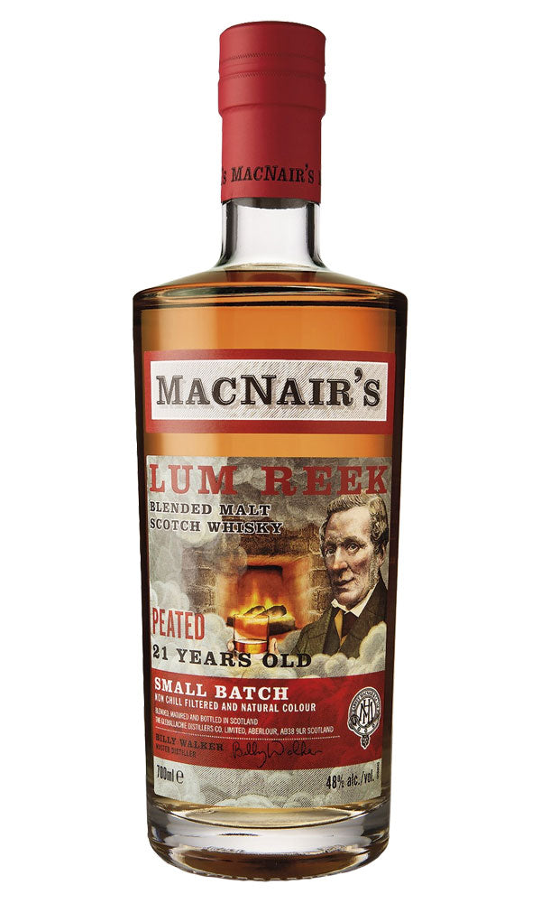 Macnair's Lum Reek 12 Year Old Peated Whisky 700ml-0