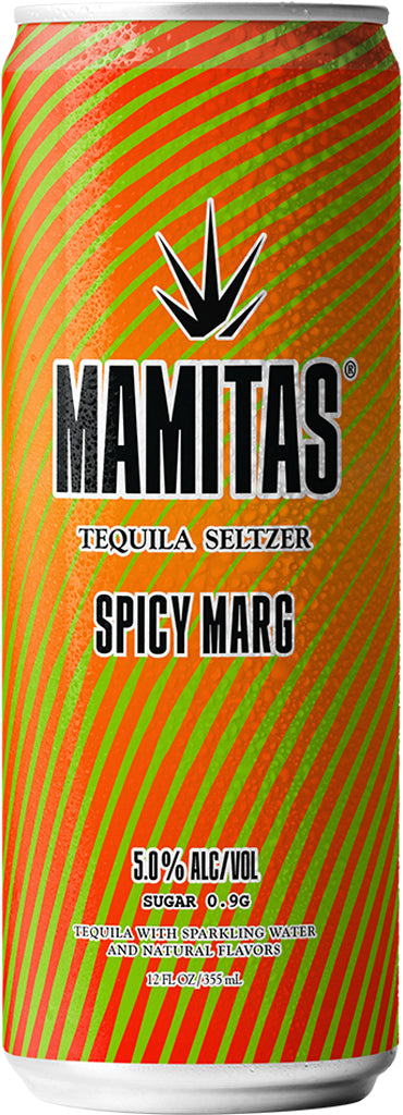 Mamitas Tequila & Soda Spicy Margarita 12oz Can-0