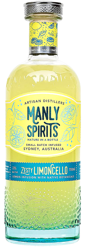 Manly Spirits Zesty Limoncello Liqueur 700ml-0