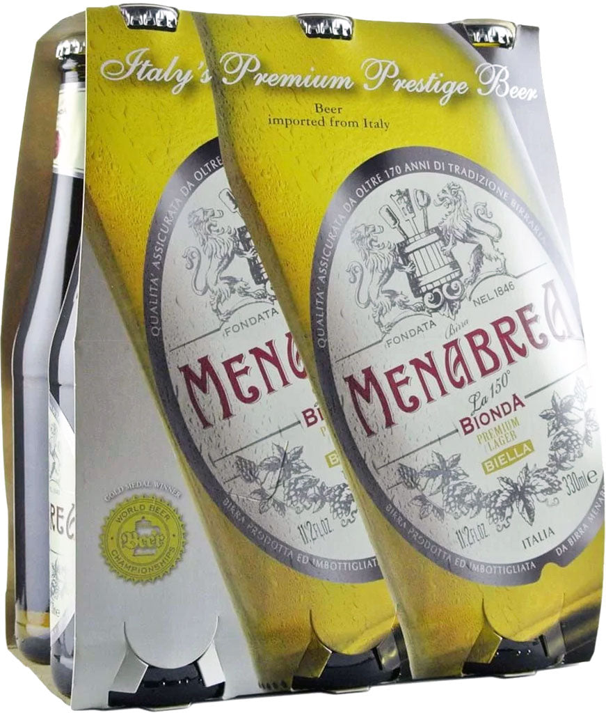 Menabrea Bionda Blonde 6pk Btls-0