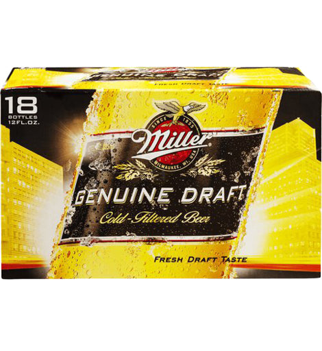 Miller Genuine Draft 18pk Btl-0