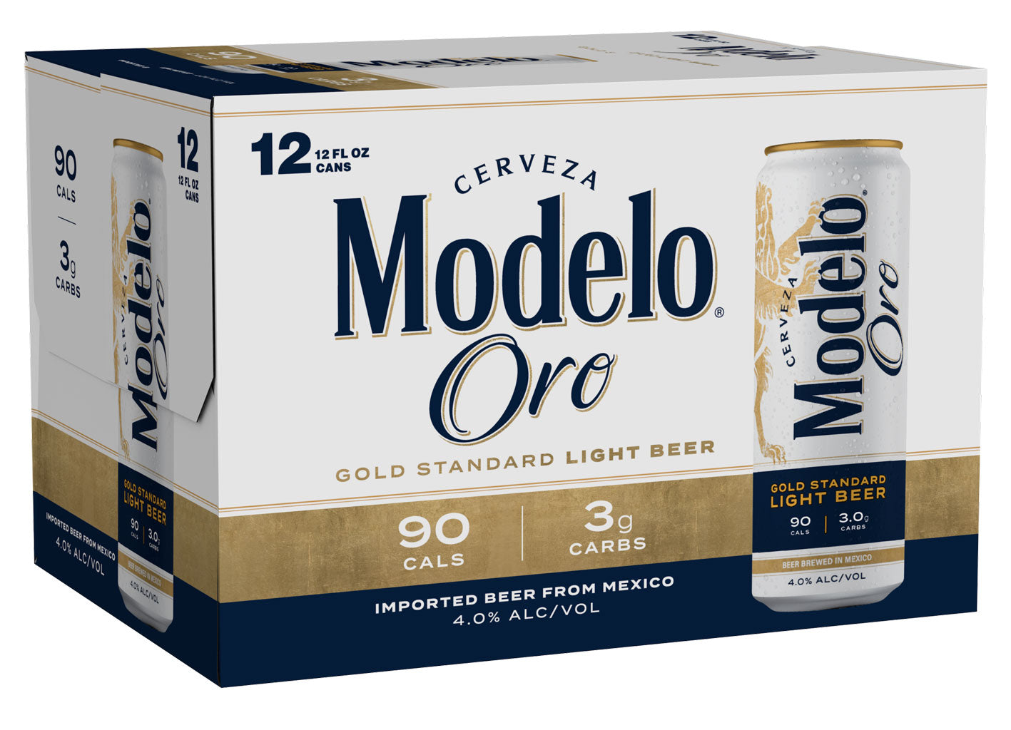 Modelo Oro Light Lager 12pk Cans-0