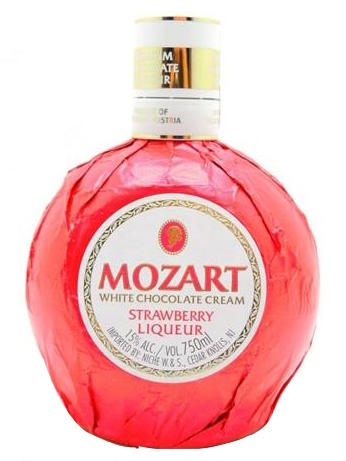 Mozart White Chocolate Strawberry Cream Liqueur 750ml-0