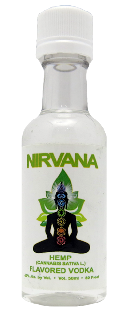 Nirvana Hemp Flavored Vodka 50ml-0