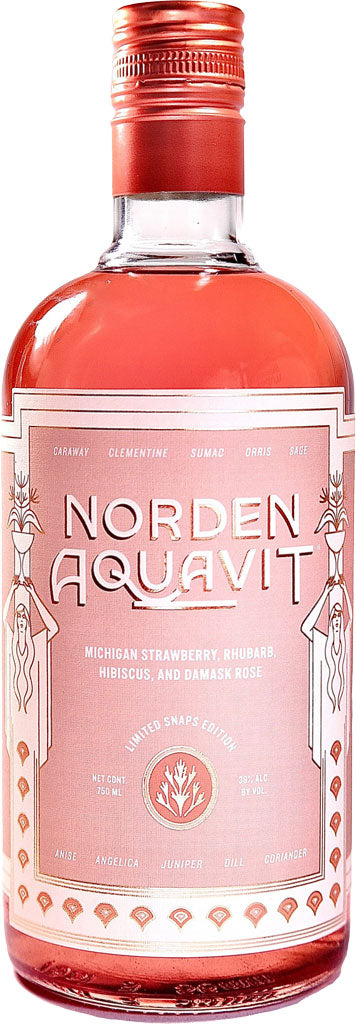 Norden Aquavit Strawberry Rhubarb Snaps Edition 750ml-0