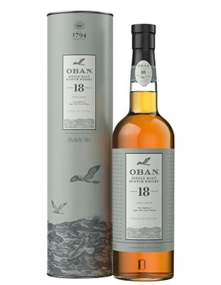 Oban 18 Year Old Single Malt Whisky 750ml-0