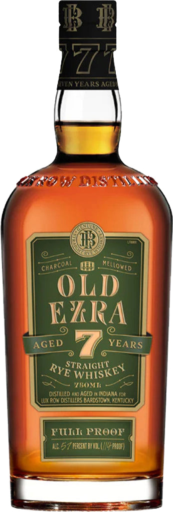 Old Ezra Brooks Full Proof Straight Rye Whiskey 7 Year Old 750ml-0