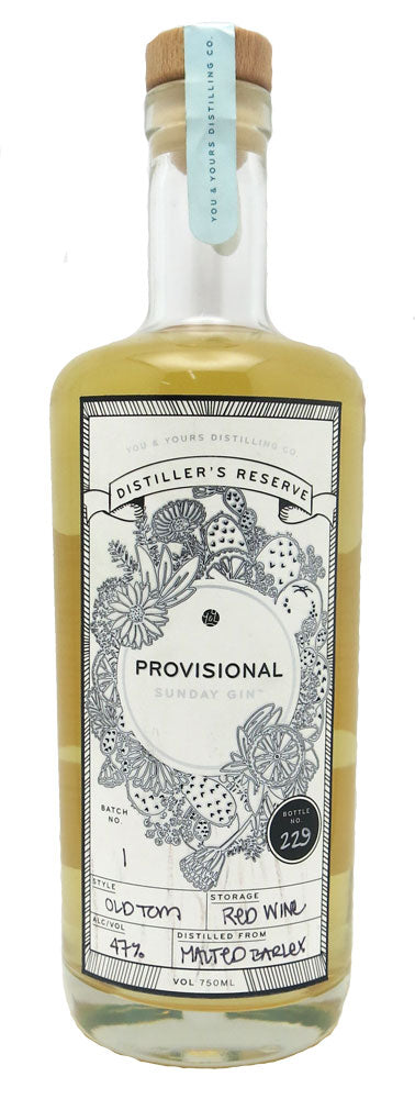 You & Yours Provisional Sunday Gin 750ml-0