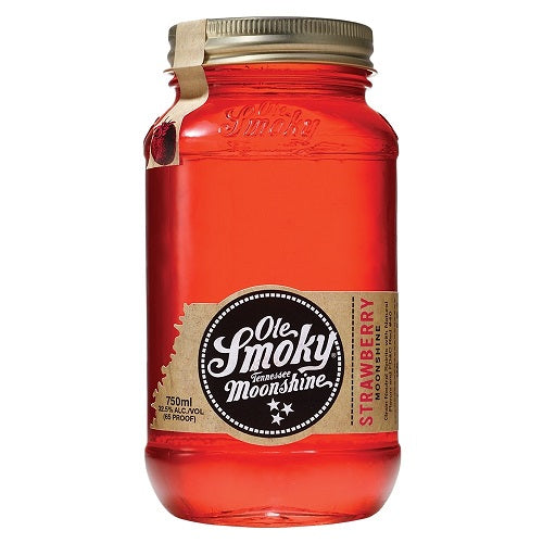 Ole Smoky Strawberry Moonshine 65 Proof 750ml-0