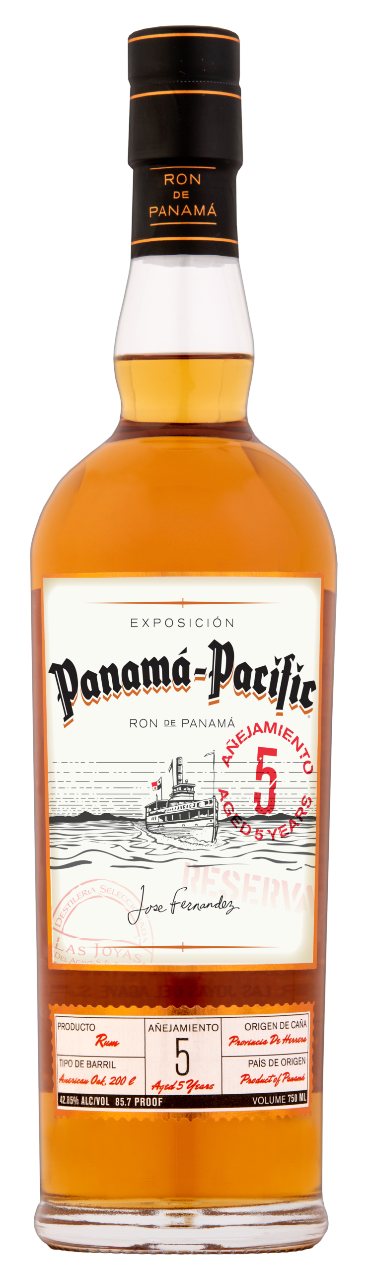 Panama-Pacific Rum 5 Year Old 750ml-0