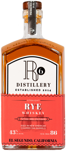 R6 DISTILLERY Straight Bourbon Whiskey