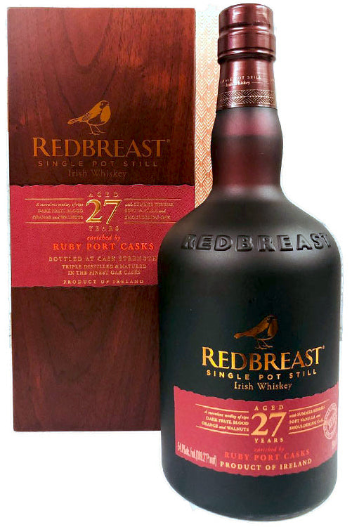 Redbreast 27 Year Old Single Pot Still Irish Whiskey 750ml-0