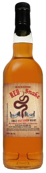 Blackadder Red Snake Single Malt Scoth Whiskey 111 Raw Cask 700ml-0